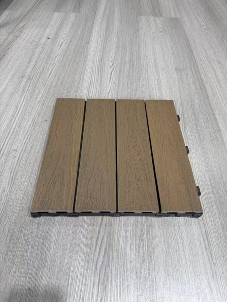 Idiya WPC DIY Tile,Teak Carousel 1