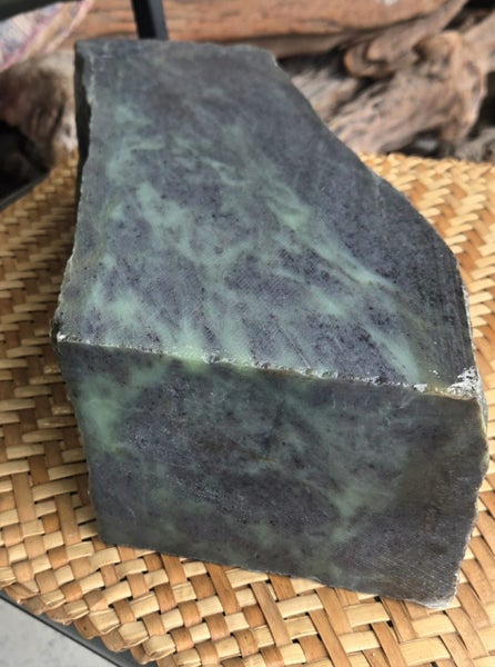Genuine NZ Pounamu/Greenstone Rough Block Carousel 2
