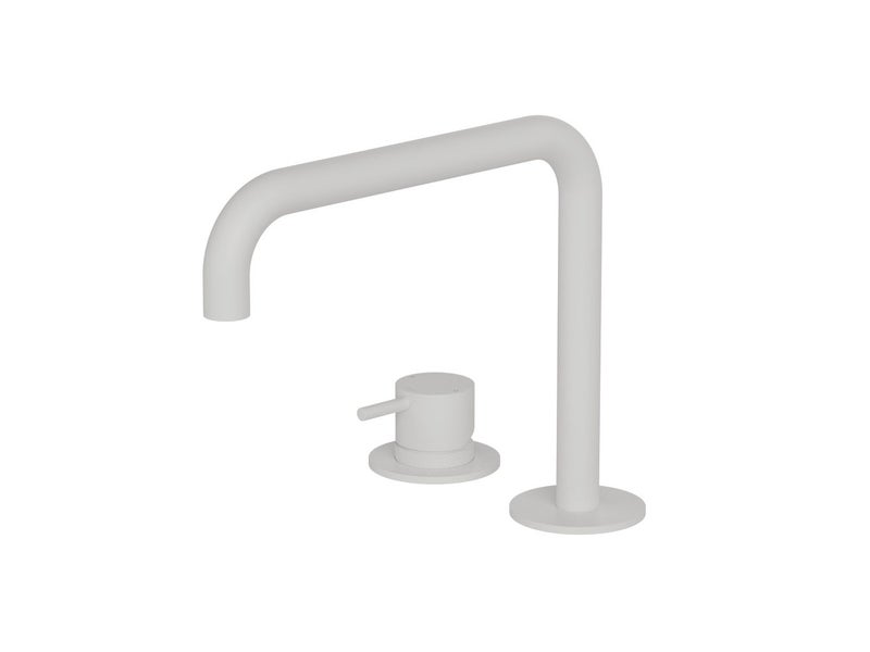 Buddy Square 2 Hole Mixer Matt White *Excess Stock* Was $1199 Carousel 1