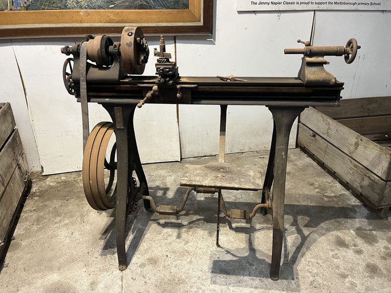 ANTIQUE 1890/1900 Treedle LATHE Carousel 1