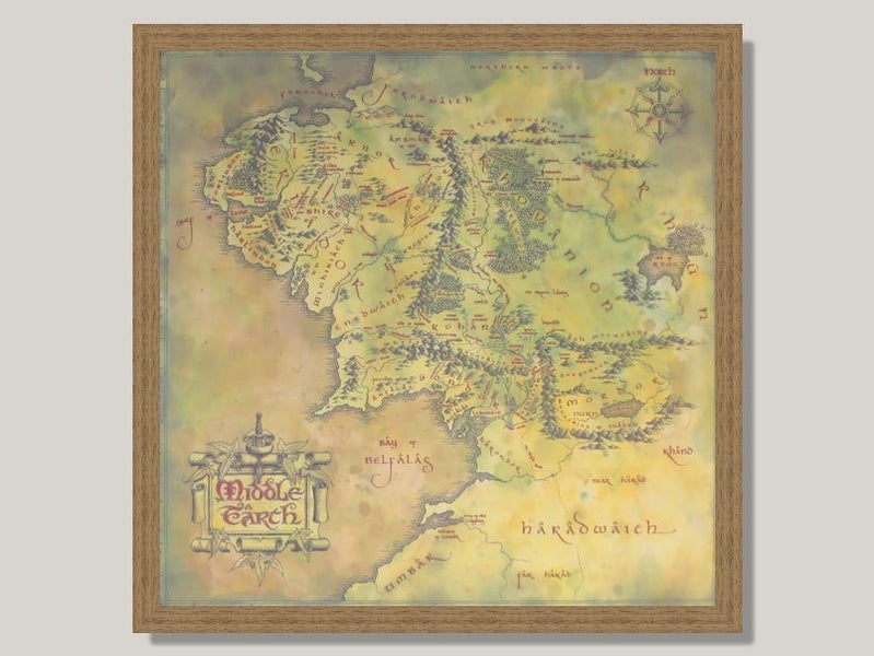 Middle Earth Framed Print Carousel 1