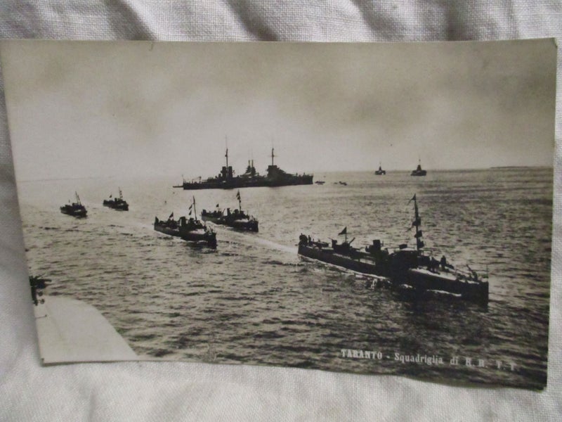 PC 7248 - A squadron of ships belonging to the Italian Royal Navy Postcard Carousel 1