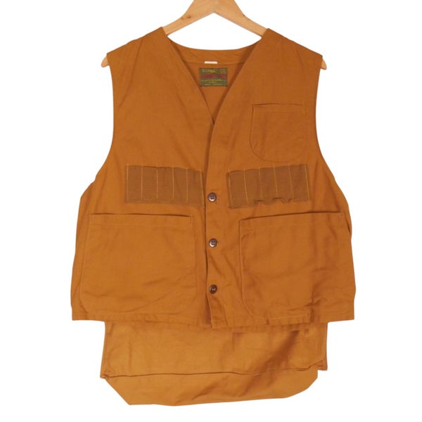 Vintage 1970s USA Stream and Field Duck Canvas Hunting Vest Jacket Medium Carousel 1