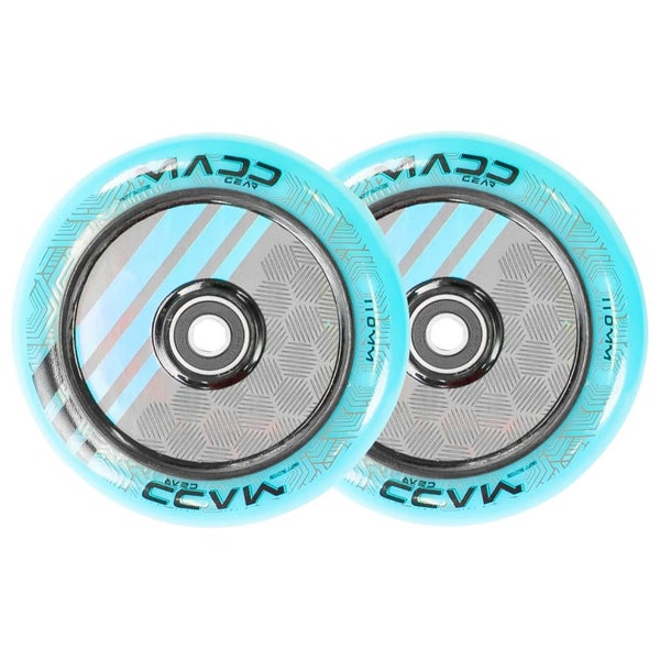 MADD GEAR 110MM ZEN HOLLOW CORE WHEEL BLUE PAIR Carousel 1