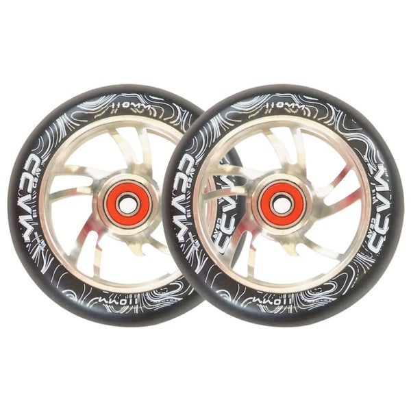 MADD GEAR 110MM FORCE ALLOY CORE WHEEL SILVER PAIR Carousel 1