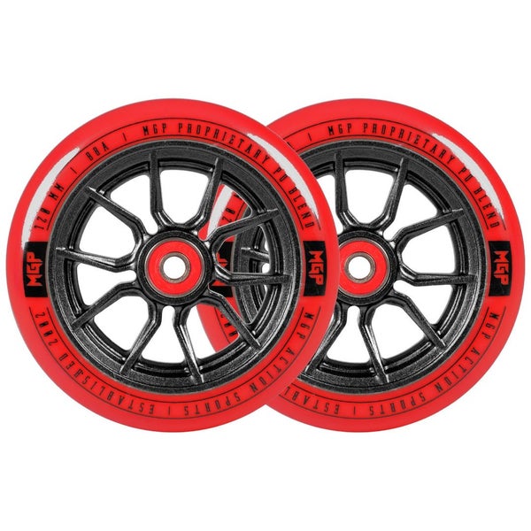 MADD GEAR 120MM SYNDICATE AR WHEELS RED / BLACK PAIR Carousel 1