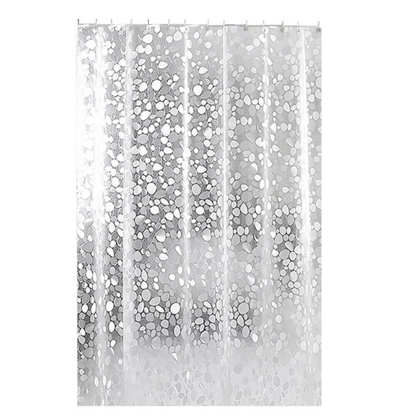 1PC Shower Curtain with Hooks PVC Waterproof Mildew Resistant Antibacterial Carousel 1