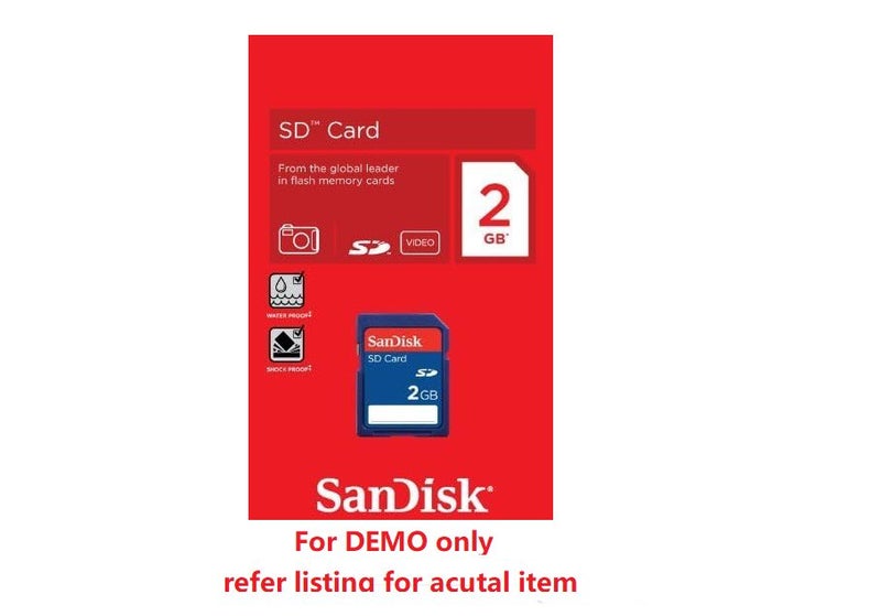 Rare! Original Sandisk SD HC 2G Memory TF Class 4 SDSDB-002G-B35 (May Change) Carousel 4