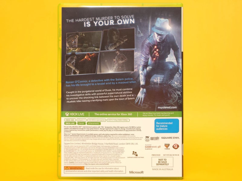 Murdered: Soul Suspect (Limited Edition) - 2014 Xbox 360 Carousel 20