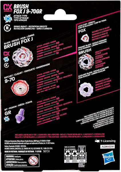Beyblade X: Starter Pack - Brush Fox Carousel 2