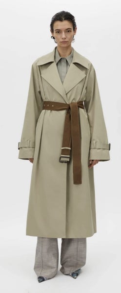 Camilla and Marc Minaret Trench Coat with Belt - Seagrass Size M/L64606927108738111