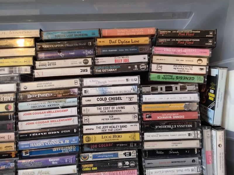 Box Of Cassette Tapes Carousel 2