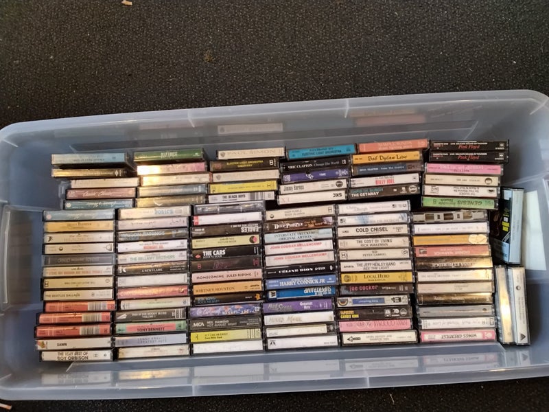 Box Of Cassette Tapes Carousel 1