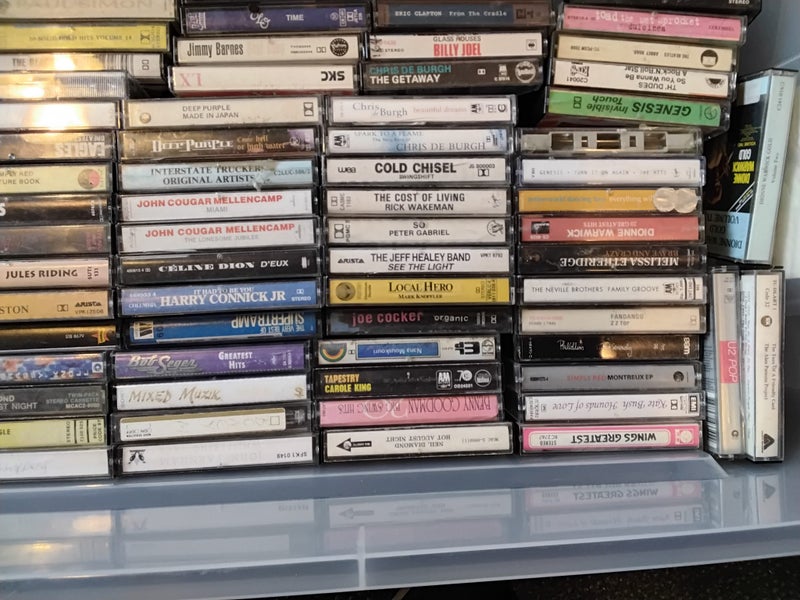 Box Of Cassette Tapes Carousel 7