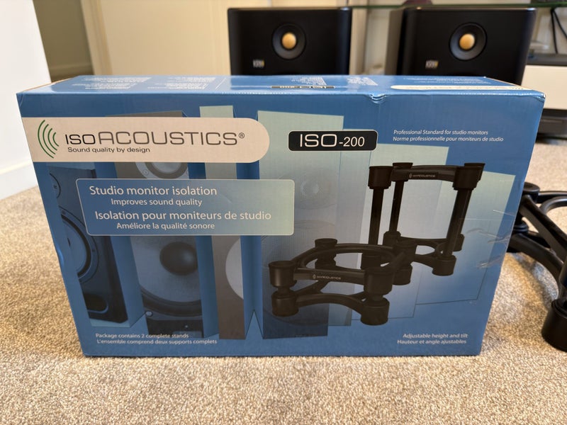 KRK ROKIT 7 G4 Studio Monitors (PAIR) + IsoAcoustics ISO-200 Stands Carousel 8