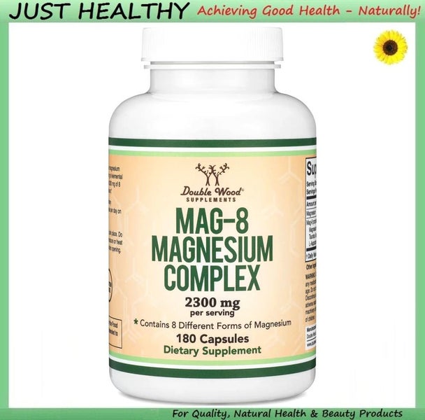 MAGNESIUM COMPLEX - 8 FORMS - HIGH STRENGTH - 180 VEGE CAPS Carousel 1