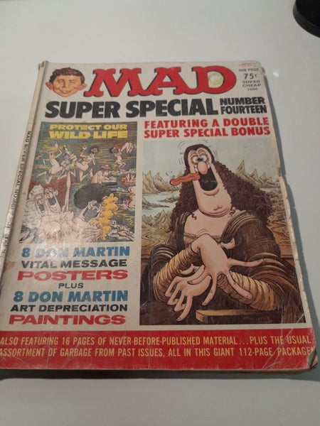 MAD Magazine Super Special #14 1974 missing poster64608082990722110
