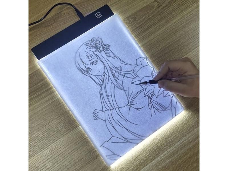 3 Dimmable Led Drawing Copy Pad Board A5 Size For Baby Toys Children's Carousel 2
