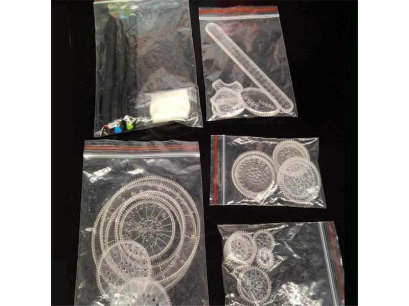 Spirograph Draw Spiral Design Interlocking Gears Wheels Drawing Toys Set 22 Carousel 4