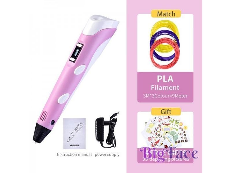 3D Pen Learning Creative Set Toys For Children Plastic Drawing Creativity Arts Carousel 1