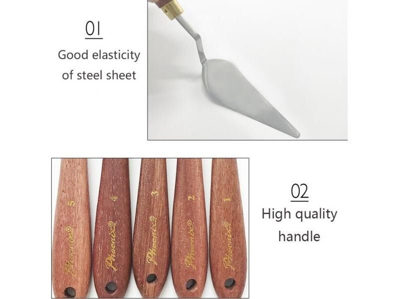 Professional Spatula Palette Knife Set For Artist Oil Painting Tools Carousel 4