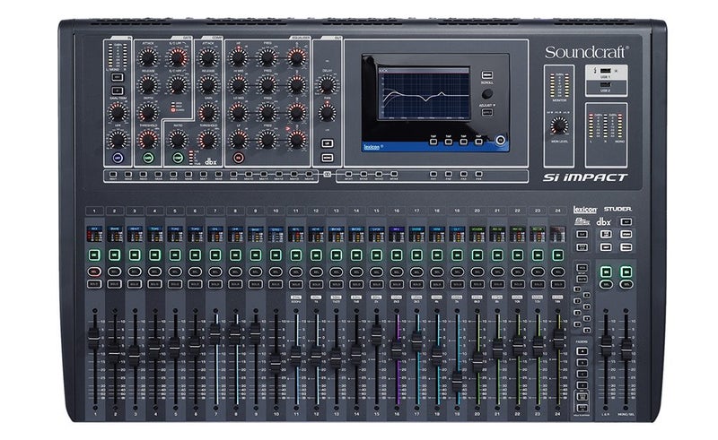 SOUNDCRAFT SI IMPACT DIGITAL MIXER W/32CH USB REC (With roadcase) Carousel 1