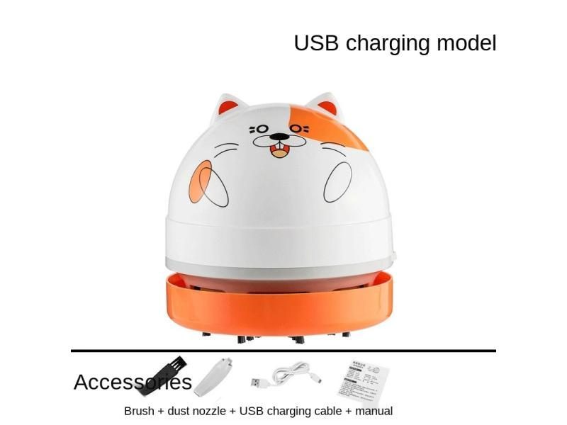 Cute USB Mini Vacuum For Office Desk Home Table Carousel 1