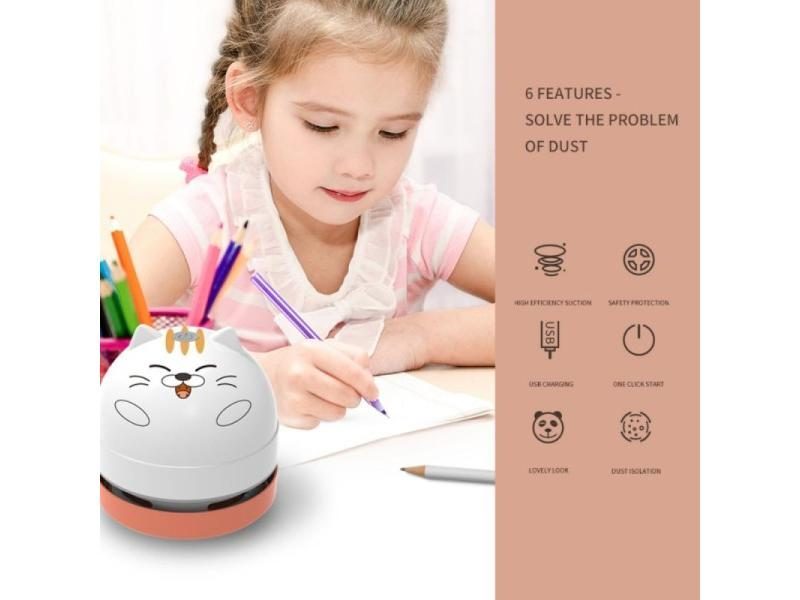 Cute USB Mini Vacuum For Office Desk Home Table Carousel 4