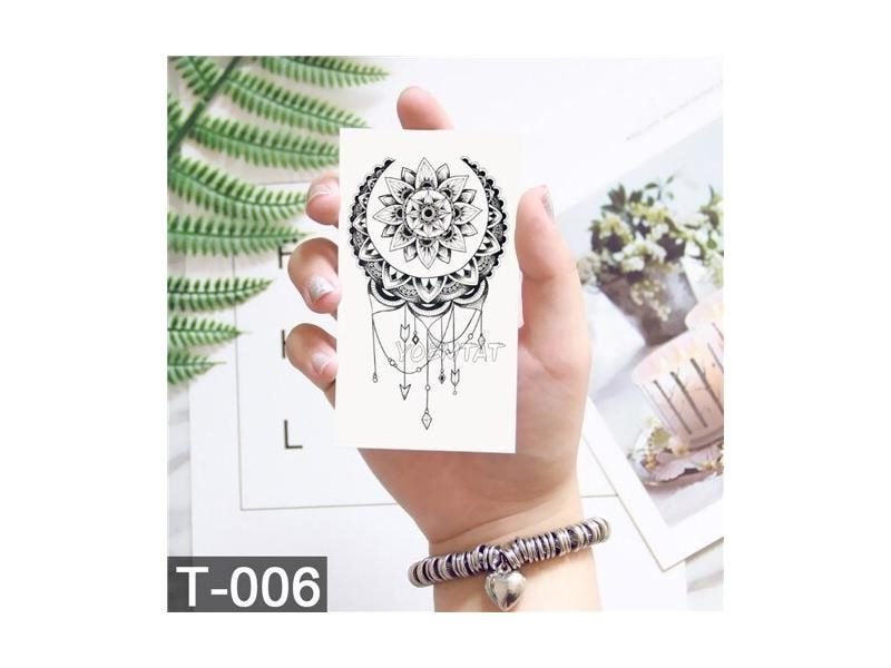 Body Art Temporary Tattoos Waterproof Rose Line Fake Tattoo Stickers For Men Carousel 1