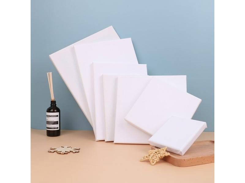 White Square Canvas For Canvas Oil Painting With Wooden Board Frame Carousel 2