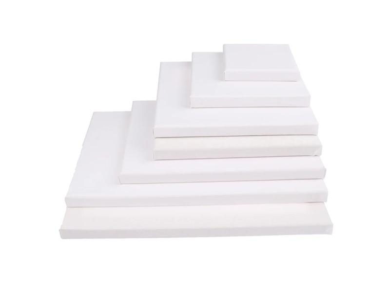 White Square Canvas For Canvas Oil Painting With Wooden Board Frame Carousel 4