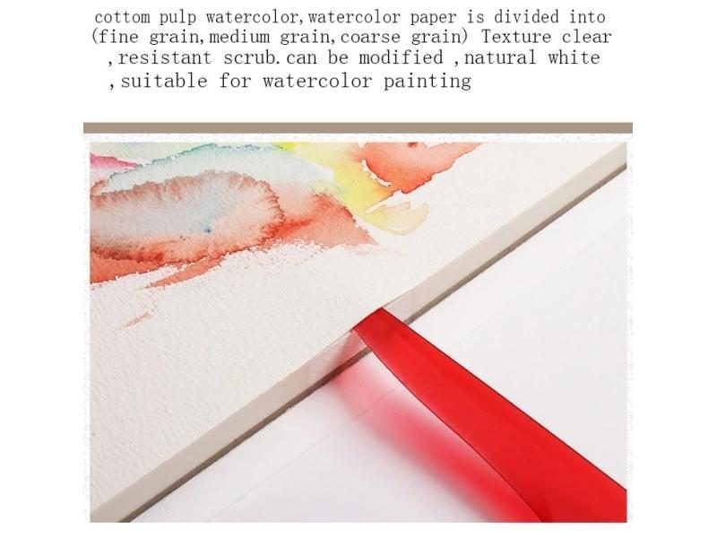 20Sheets 300g/m Cotton Professional Watercolor Paper Hand Painted Watercolor Carousel 4