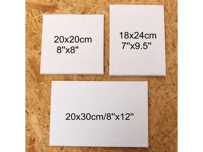 100% Cotton Wood Frame For Canvas Oil Painting Professional Artist Canvas Carousel 4