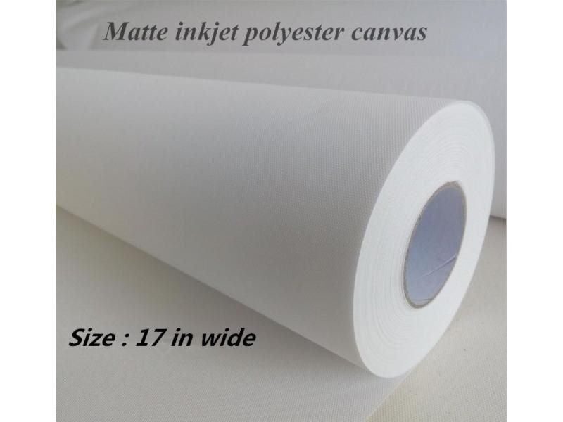 17" 30m 220g Polyester Canvas For A4 A3 Picture Printing Carousel 2