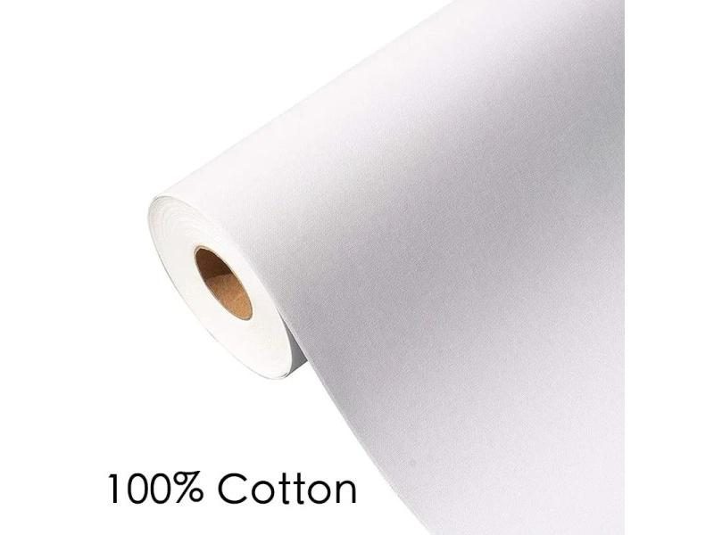5M Professional Painting Canvas Cotton Linen Blend Primed For Artists Carousel 1
