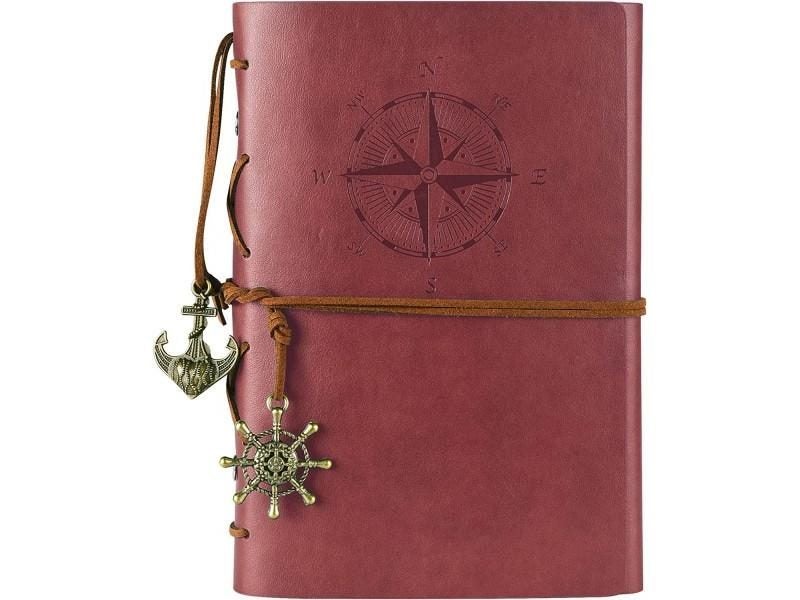 A5/A6/A7 Leather Journal Notebook Refillable Travelers Journals For Adults Kids Carousel 2