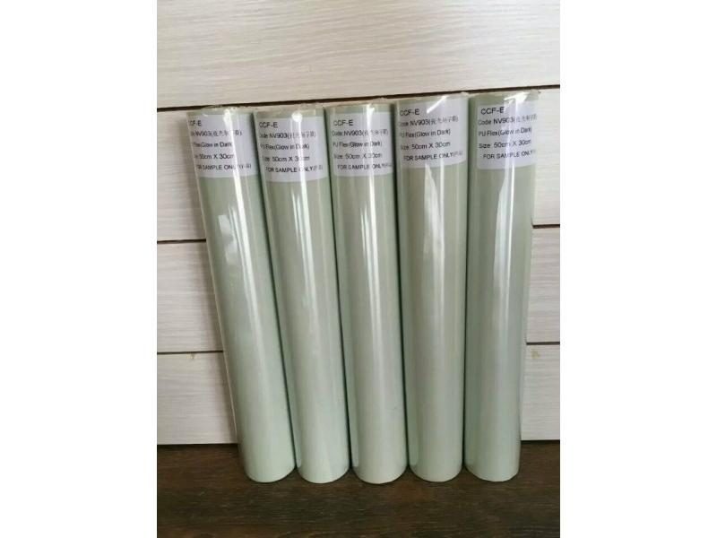 Glow In Dark PU Flex Vinyl Film Iron On Heat Transfer Film A4 8 Pieces Carousel 2