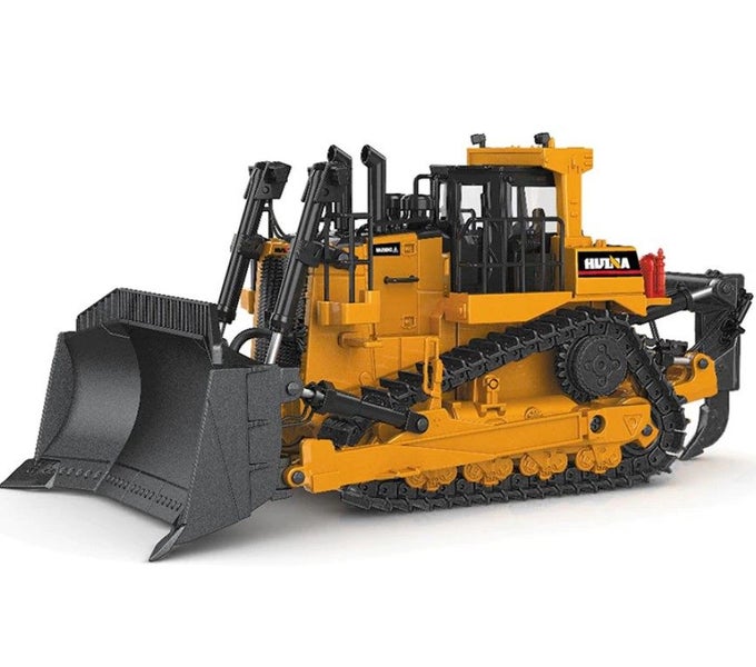 Die-cast Alloy Bulldozer Model Scale, 1:50, Metal, Huina 1700 Carousel 2