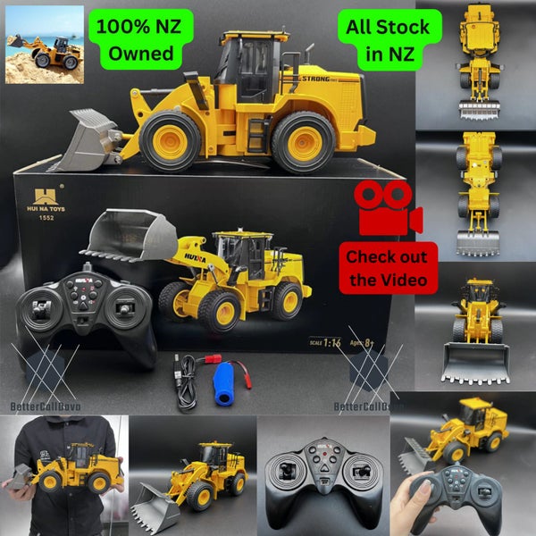 HUINA Truck Loader Model Car 1:16 Remote Control RC 1552 (Hui Na) - Metal Bucket Carousel 1