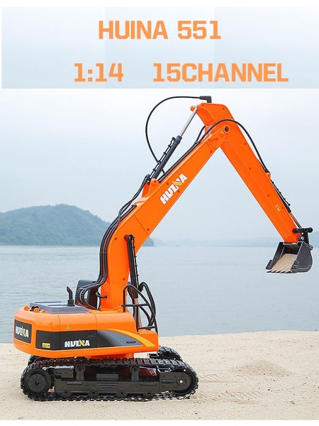 HUINA Truck Excavator Long Arm Digger Remote Control RC 1551 1:14 (Hui Na) Carousel 2
