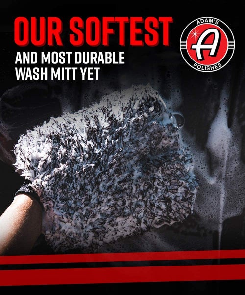 Adam's New Microfiber Car Wash Mitt - Soft, Machine Washable Microfiber Tha Carousel 2
