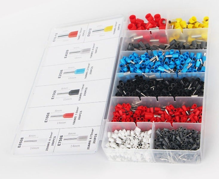 1201 Ferrule Bootlace Crimper Crimping kit 0.25-10mm Wire Cord End Ratchet Tool Carousel 2