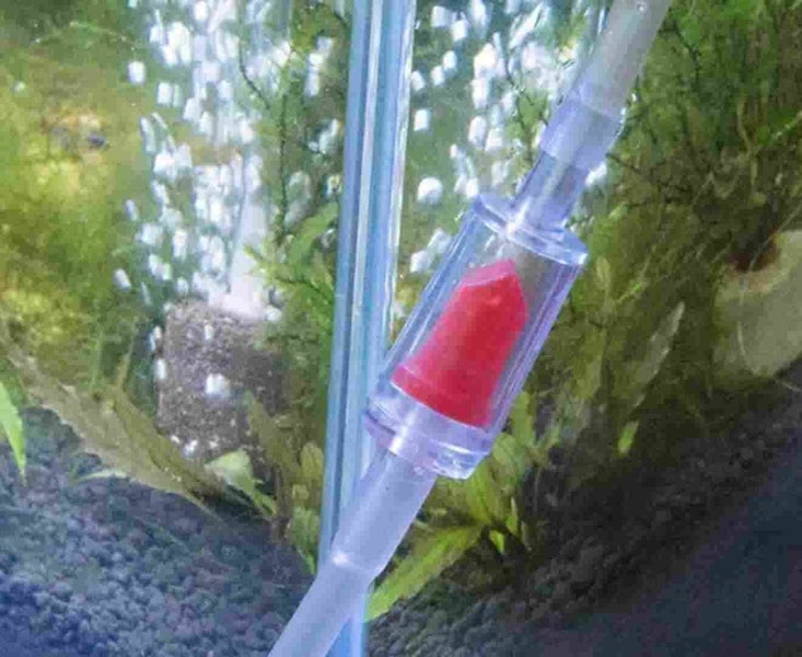 10x Check Valve Fish Tank Aquarium Air Pump Silicone Non-Return One Way Airline Carousel 2