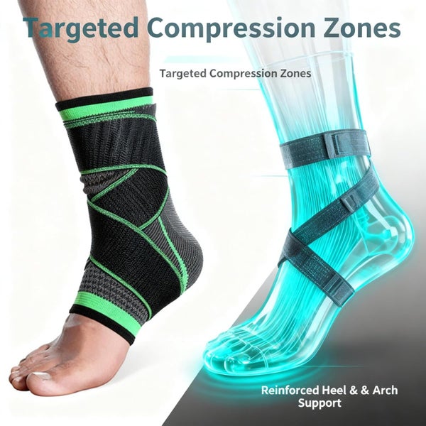 Sleeve for Heel, Foot & Ankle Pain Relief, Ankle Brace Support Wrap for Kid Carousel 6