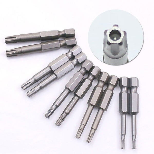 Tackle Any Project Essential 8 Pcs Magnetic Fivepoint Star Torque Bit Set D Carousel 10