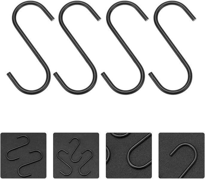 14pcs Industrial Hardware Use Wardrobe Storage Clothes Iron Home Hook Store Carousel 2