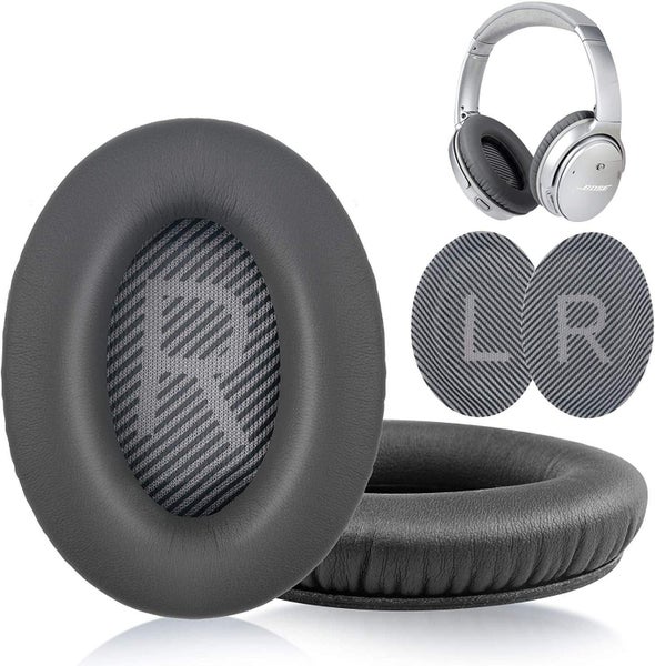 Pair of Replacement Ear Pads Cushions for Bose QC35 QC35ll -Dark Grey Carousel 2