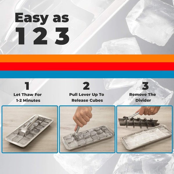304 Stainless Steel Ice Cube Tray DIY Quick Release Ice Mold Carousel 4