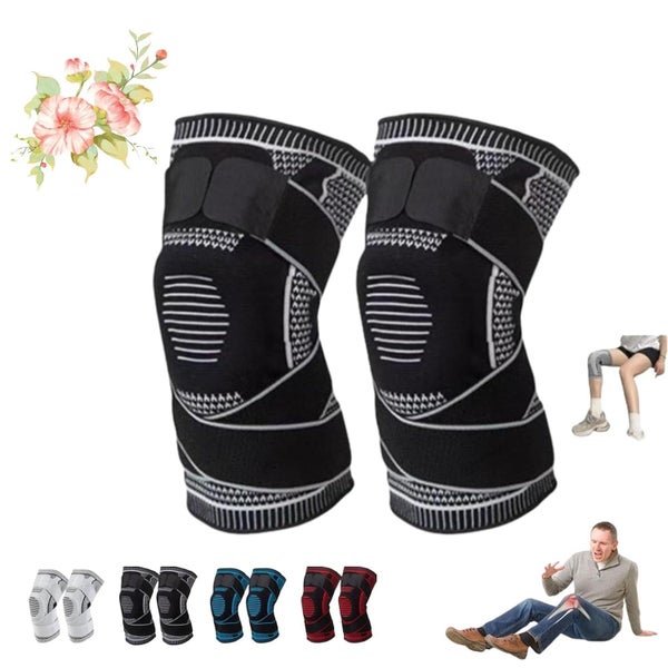 Knee Pro,Pro Knee Brace Bone on Bone Support,One Pair with Adjustable Non-S Carousel 1