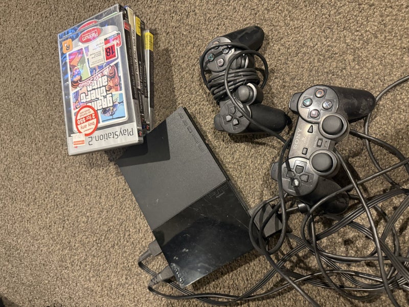 PS2 bundle - console, 2x controllers and games Carousel 2